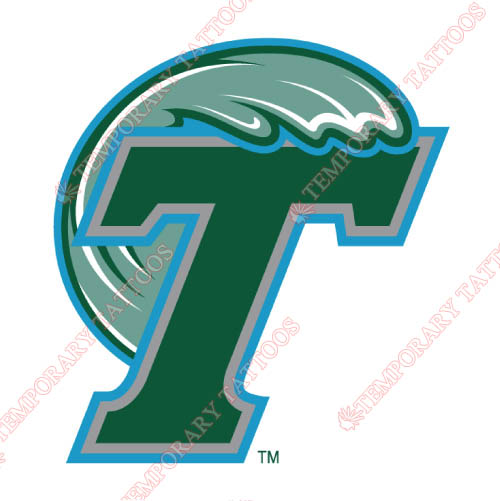 Tulane Green Wave Customize Temporary Tattoos Stickers NO.6605